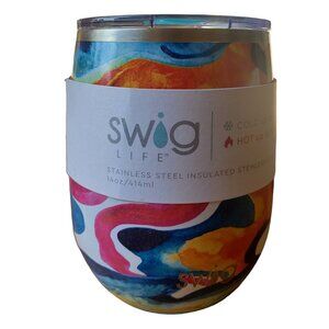 Swig Life Stainless Steel Insulated Stemless Cup Color Swirl NWT